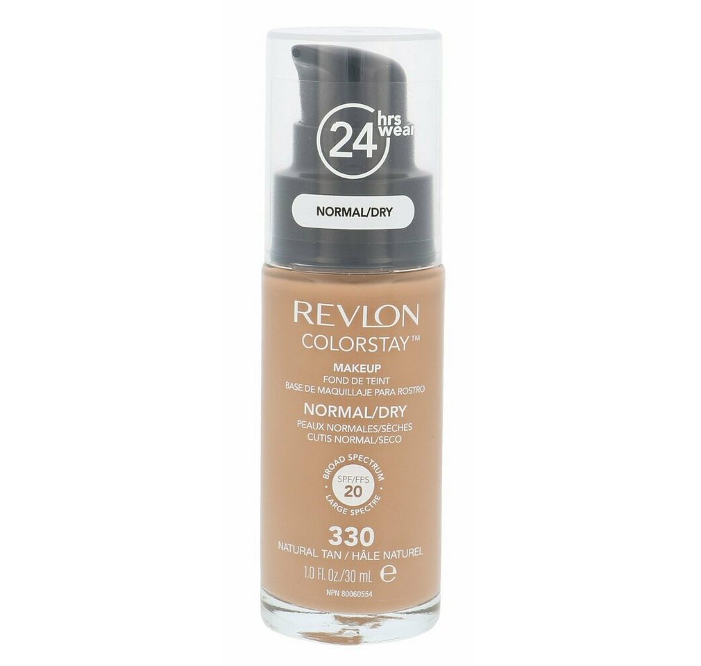 Revlon Foundation colorstay Mit Pump Makeup Normale trockene Haut 330 Natural Tan 30ml von Revlon