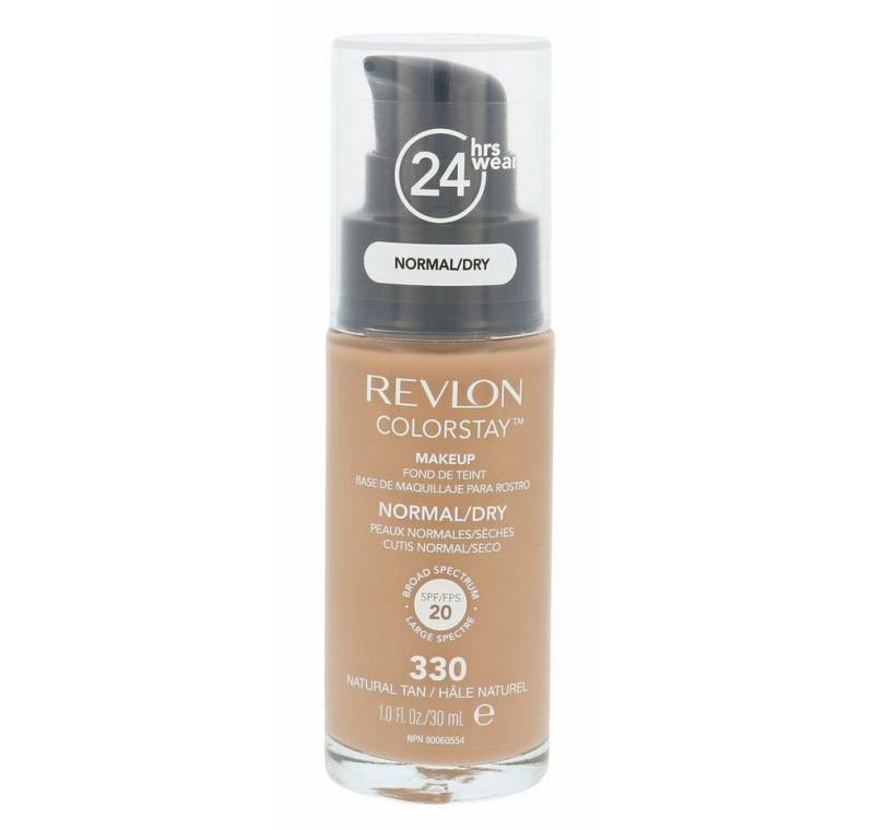 Revlon Foundation colorstay Mit Pump Makeup Normale trockene Haut 330 Natural Tan 30ml von Revlon