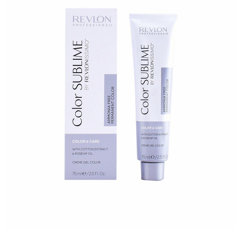 Revlon Haarpflege-Set COLOR SUBLIME creme gel color ammonia free #8 75ml von Revlon