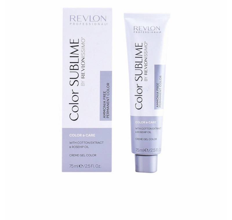 Revlon Haarpflege-Set COLOR SUBLIME creme gel color ammonia free #8 75ml von Revlon
