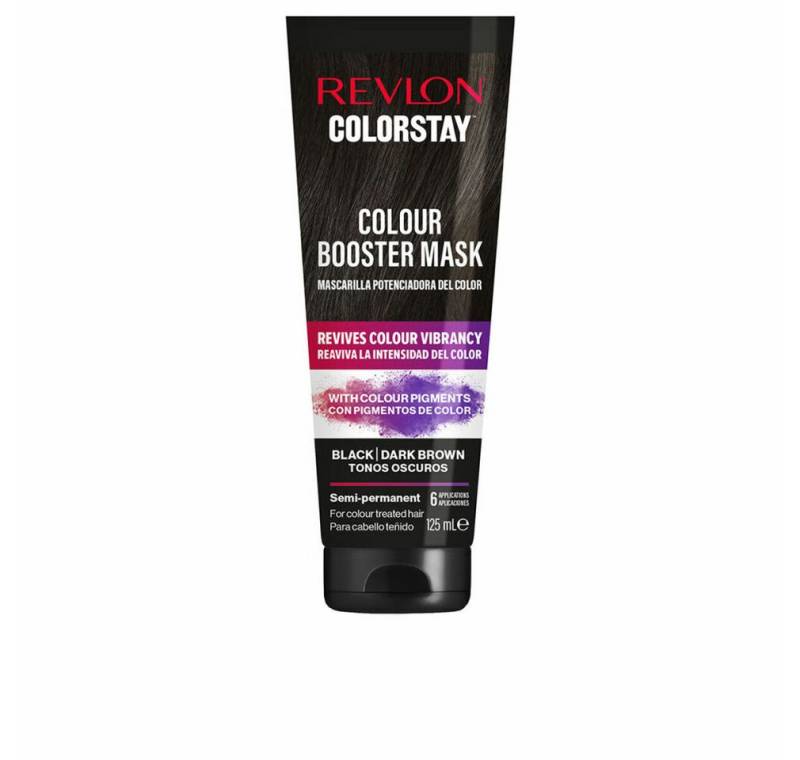 Revlon Haarpflege-Set COLORSTAY farbverstärkende Maske #black 125 ml von Revlon