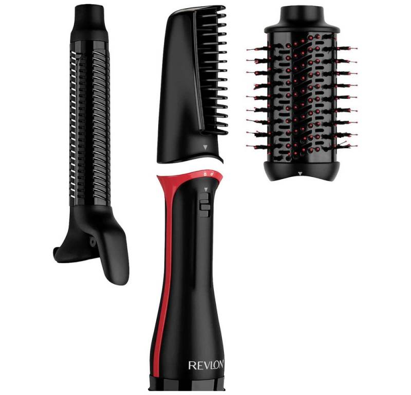 Revlon Lockenstab Revlon RVDR5333E Warmluftbürste Schwarz, Rot mit Lockenfunktion von Revlon
