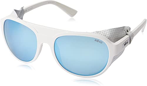 Revo Sonnenbrillen TRAVERSE RE 1036 MATTE WHITE/BLUE WATER Unisex Brillen für Erwachsene von Revo