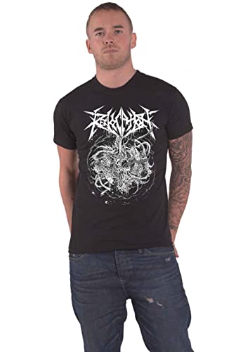 Revocation T Shirt The Outer Ones Band Logo Nue offiziell Herren Schwarz von Plastic Head