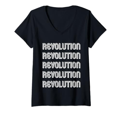 Damen Revolution T-Shirt mit V-Ausschnitt Damen Revolution T-Shirt mit V-Ausschnitt von Revolution Apparel