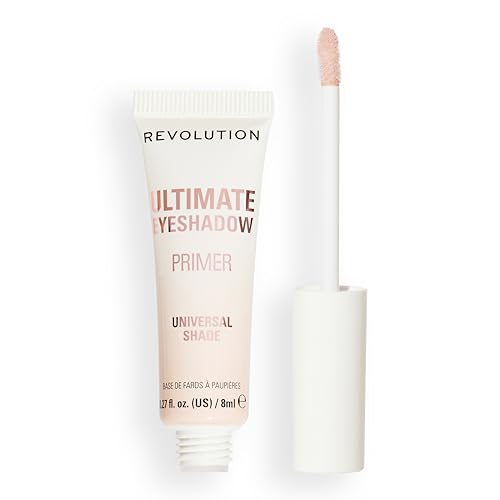Revolution, Ultimate Eye Base, Langanhaltender Lidschatten-Primer, Glatte Textur für Halt und Faltenfreie Augen-Make-up-Looks, Tierversuchsfrei & Vegan, 8 ml von Revolution Beauty London
