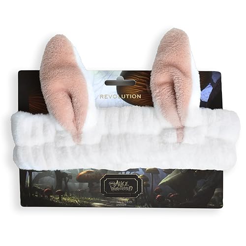 Revolution Beauty, Disney's Alice in Wonderland x Revolution March Hare Hautpflege-Stirnband zum Gesicht Waschen und Make-up von Revolution Beauty London