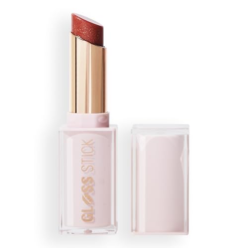 Revolution Pout Lip Gloss, Hochglänzendes Lippen-Gloss mit Hyaluronsäure & Vitamin E, Vegan & Tierversuchsfrei, 3g, Shimmer Sugar Cookie Pink von Revolution Beauty London