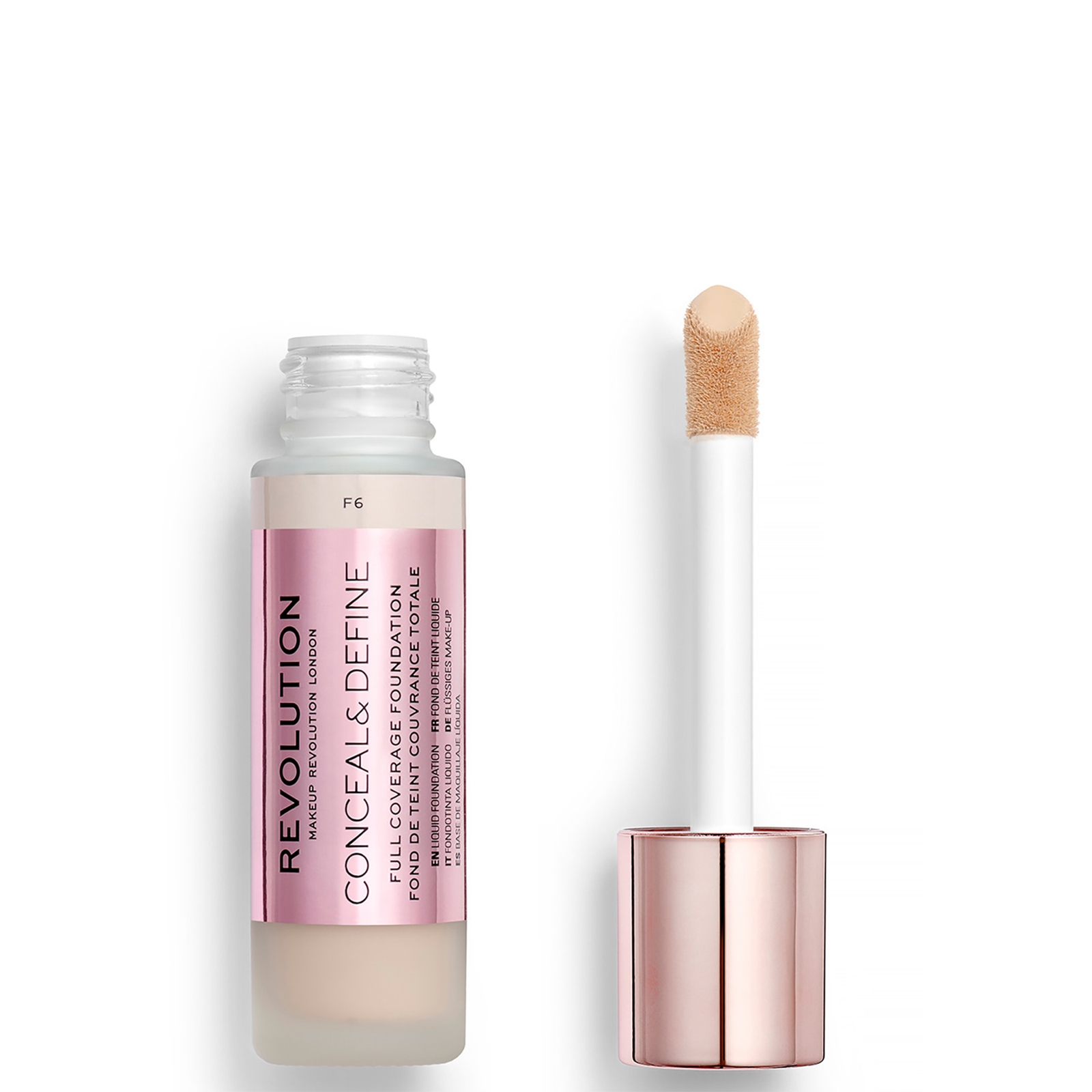 Makeup Revolution Conceal and Define Foundation 30 ml (Verschiedene Farbtöne) - F6 von Makeup Revolution