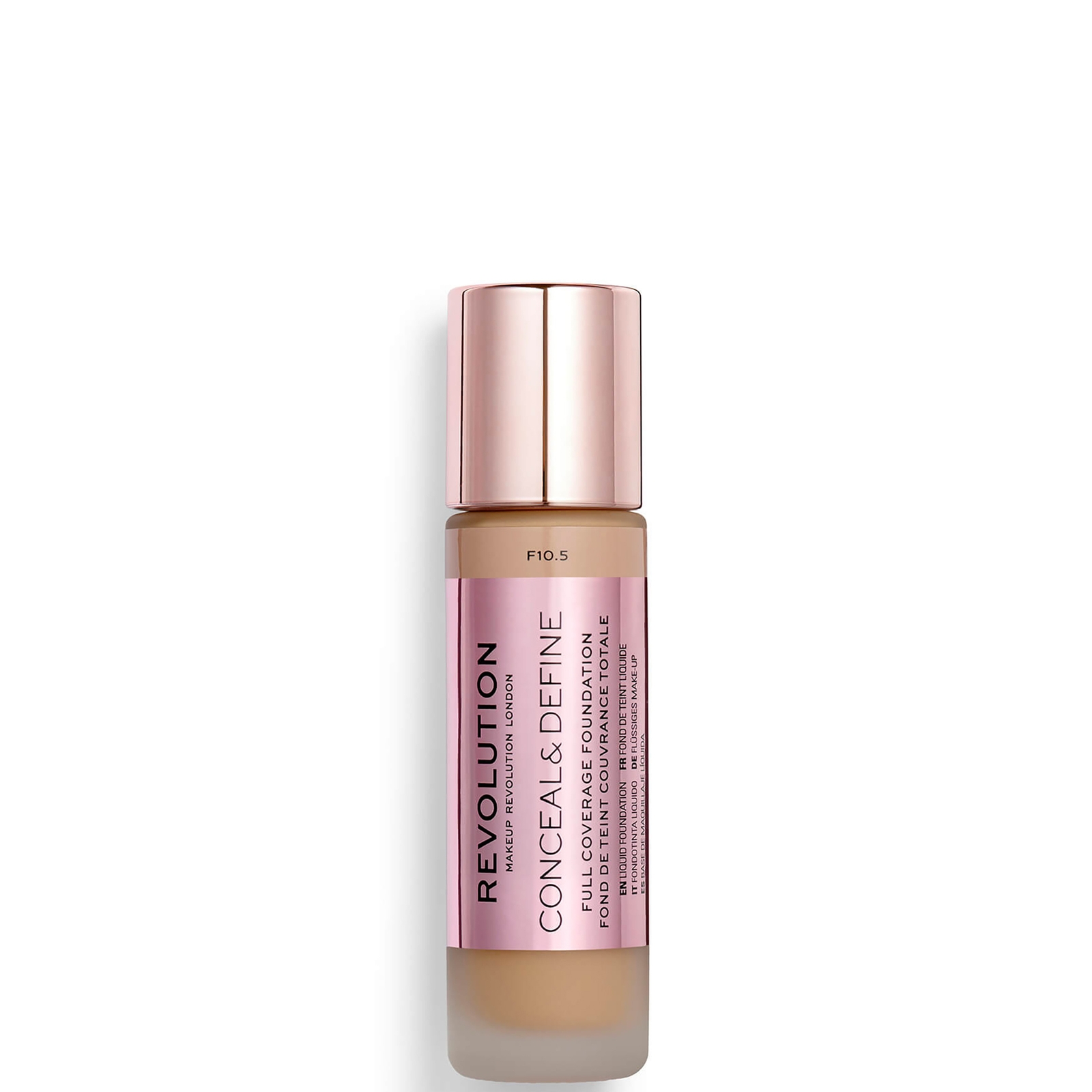 Makeup Revolution Conceal & Define Foundation (Verschiedene Farbtöne) - F10.5 von Makeup Revolution