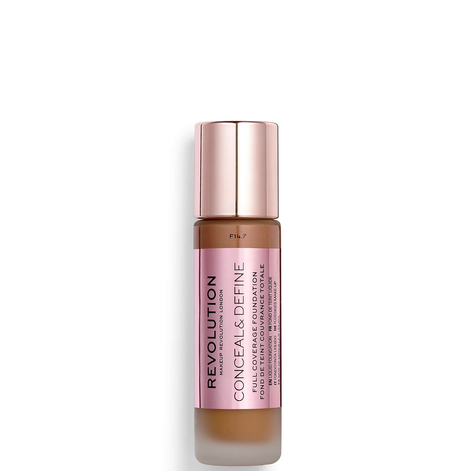 Makeup Revolution Conceal & Define Foundation (Verschiedene Farbtöne) - F14.7 von Revolution Beauty