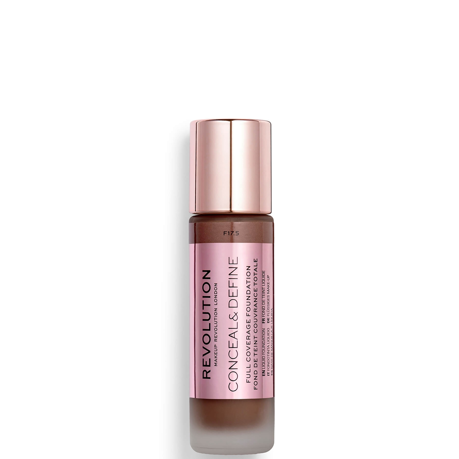 Makeup Revolution Conceal & Define Foundation (Verschiedene Farbtöne) - F17.5 von Revolution Beauty