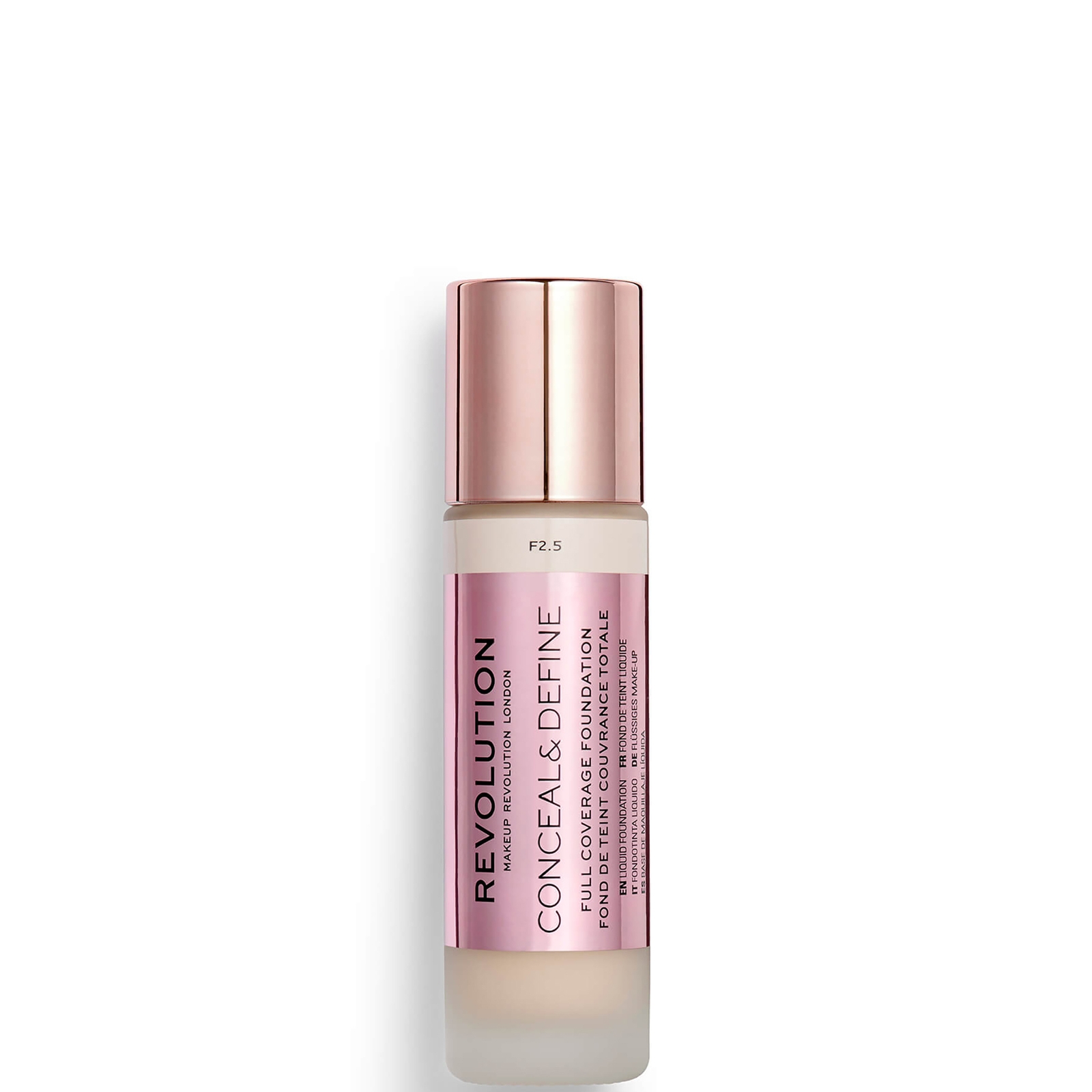 Makeup Revolution Conceal & Define Foundation (Verschiedene Farbtöne) - F2.5 von Makeup Revolution
