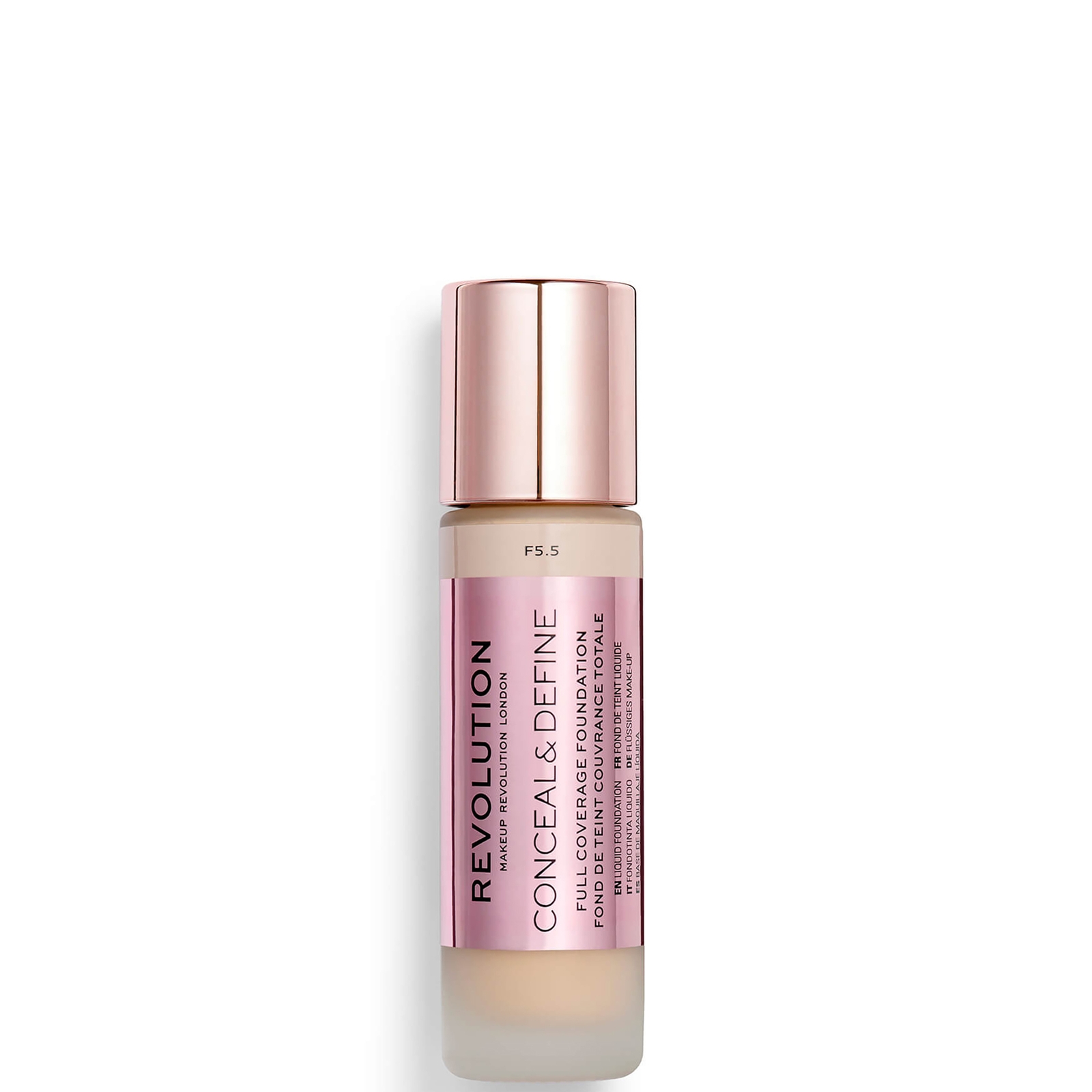 Makeup Revolution Conceal & Define Foundation (Verschiedene Farbtöne) - F5.5 von Makeup Revolution