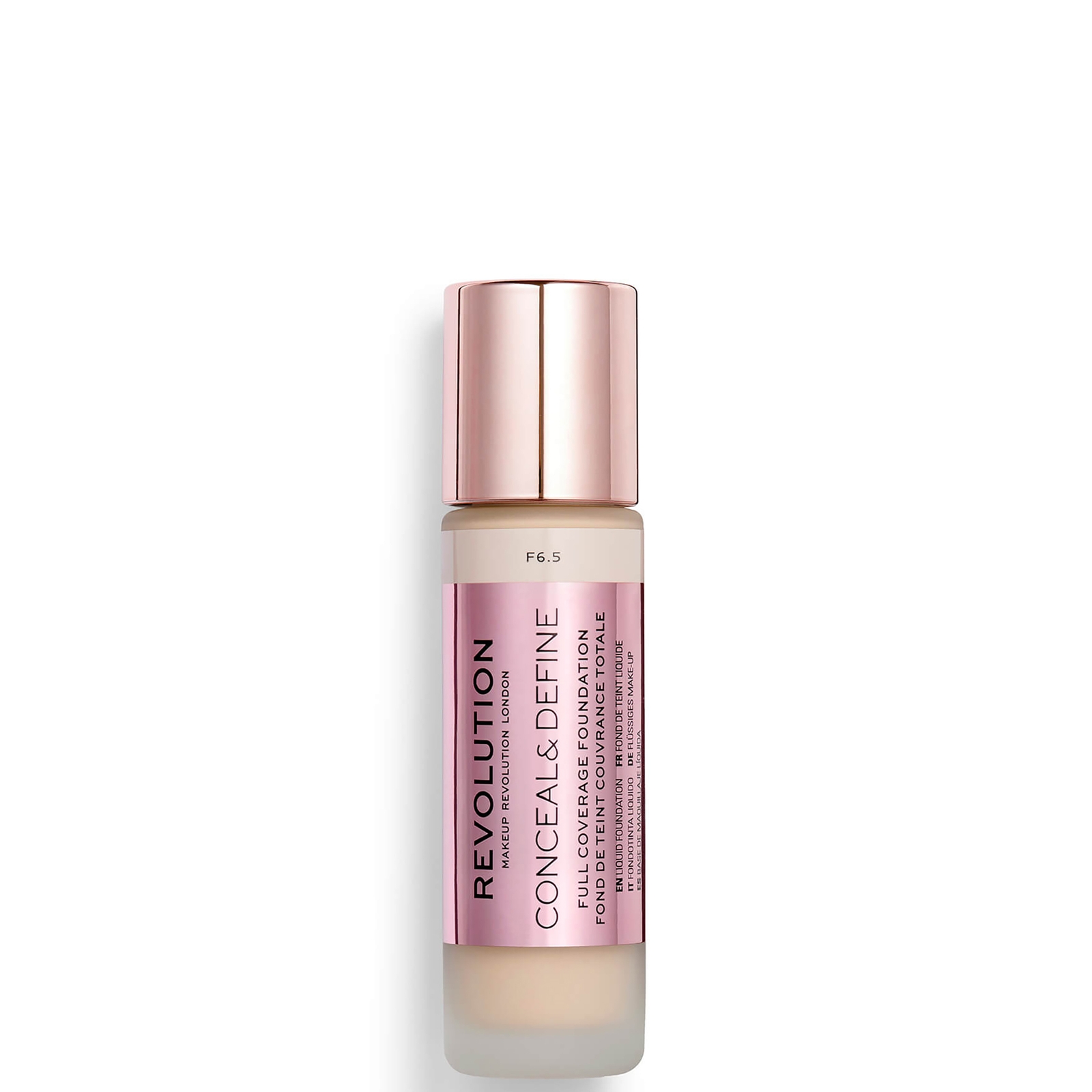 Makeup Revolution Conceal & Define Foundation (Verschiedene Farbtöne) - F6.5 von Makeup Revolution