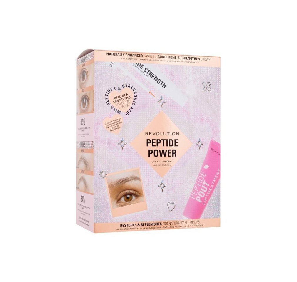 Revolution Hautpflege-Set Makeup London Peptid Power Wimpern & Lippen Duo Revolution Hautpflege-Set Makeup London Peptid Power Wimpern & Lippen Duo von Revolution