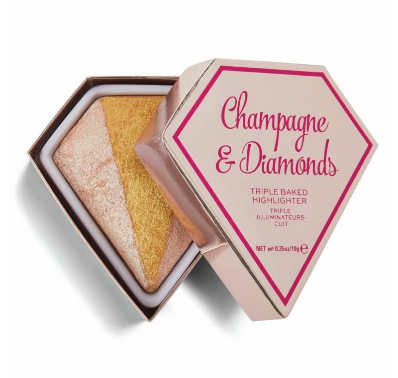 Revolution Puder Champagne & Diamonds Highlighter Puder Dreifach eingebrannt 10 g von Revolution