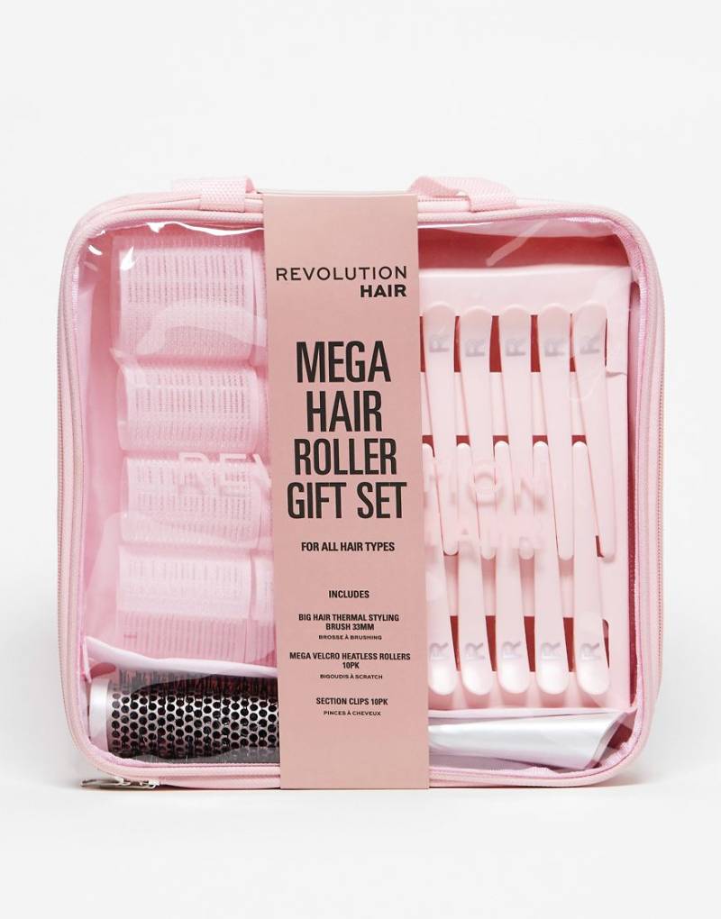 Revolution - Haarpflege - Geschenkset mit 10er-Pack Mega-Lockenwickler-Keine Farbe von Revolution Hair