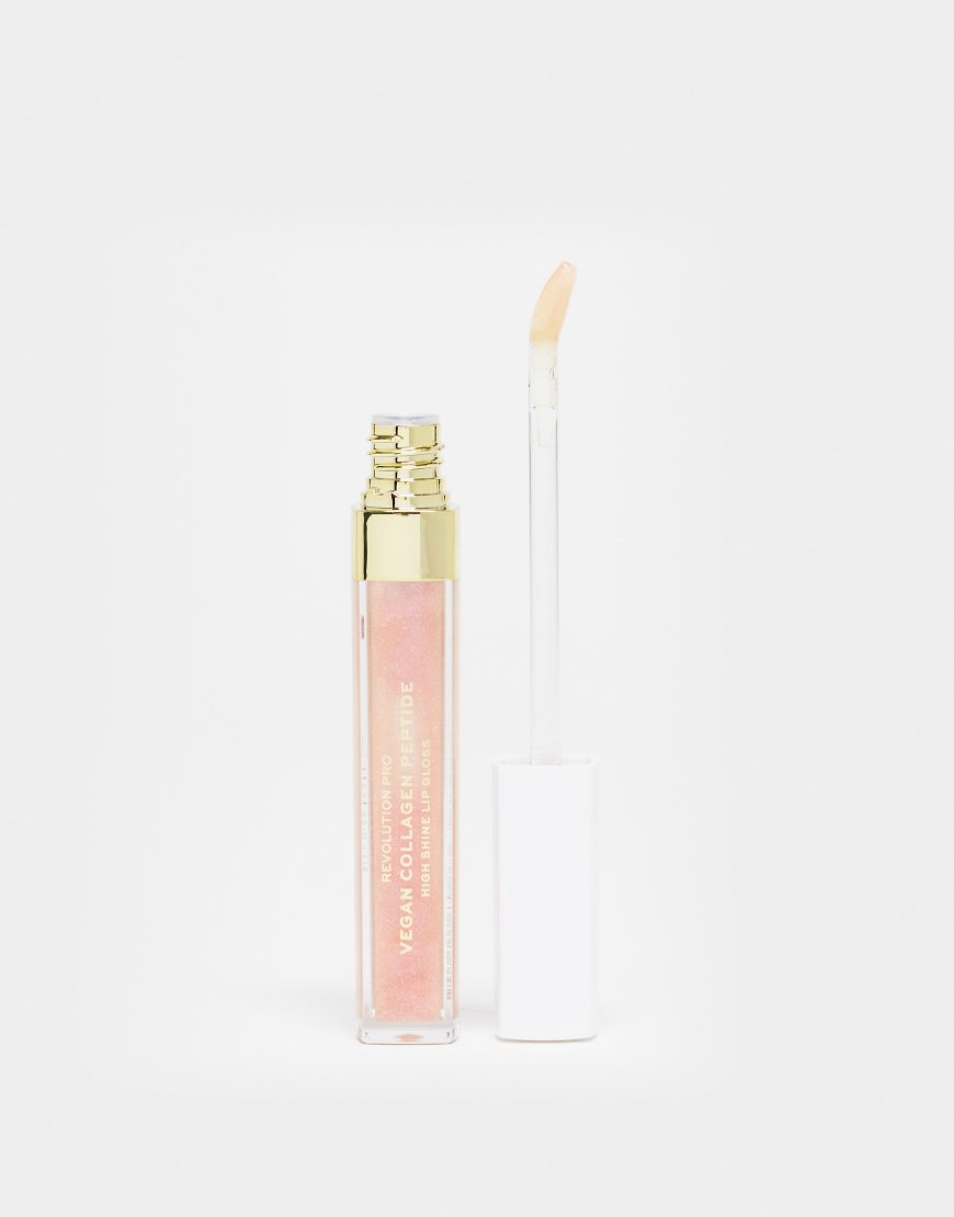 Revolution Pro - Collagen Peptide High Shine, hochglänzender Lipgloss in Bijoux-Rosa von Revolution Pro