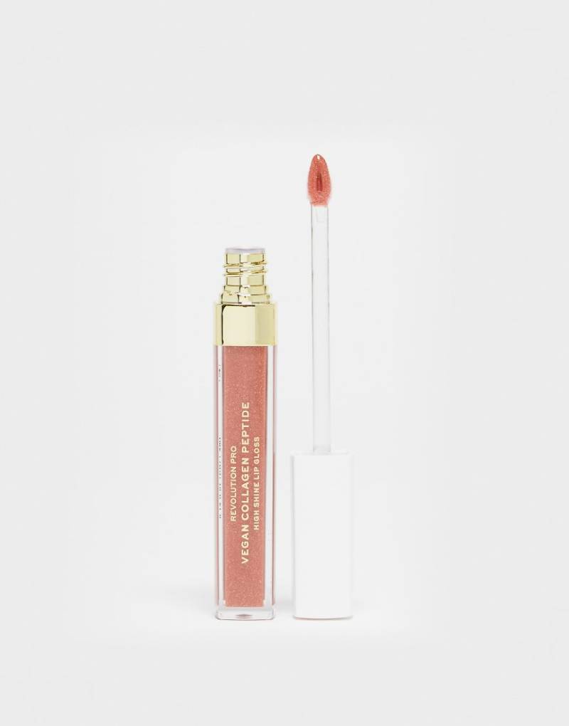 Revolution Pro - Collagen Peptide - Hochglänzender Lipgloss - Bella-Braun von Revolution Pro
