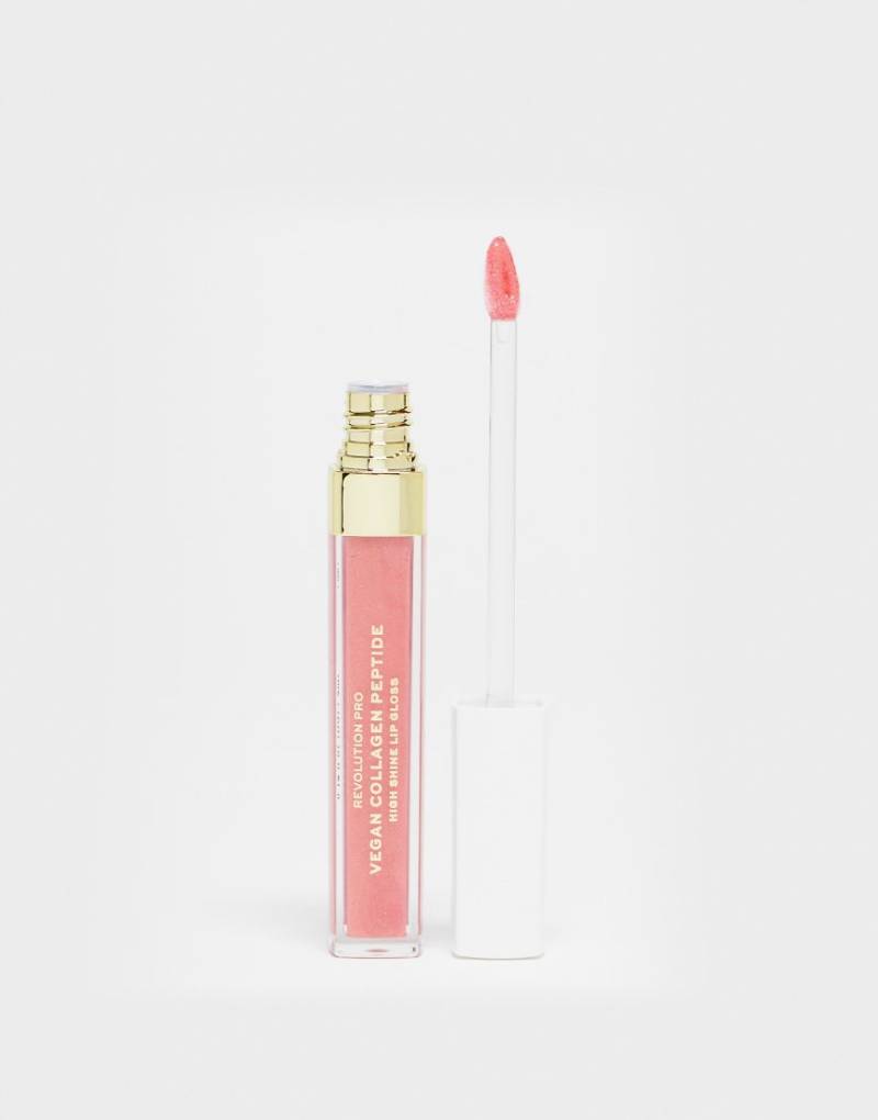 Revolution Pro - Collagen Peptide - Hochglänzender Lipgloss - Bombshell-Rosa von Revolution Pro