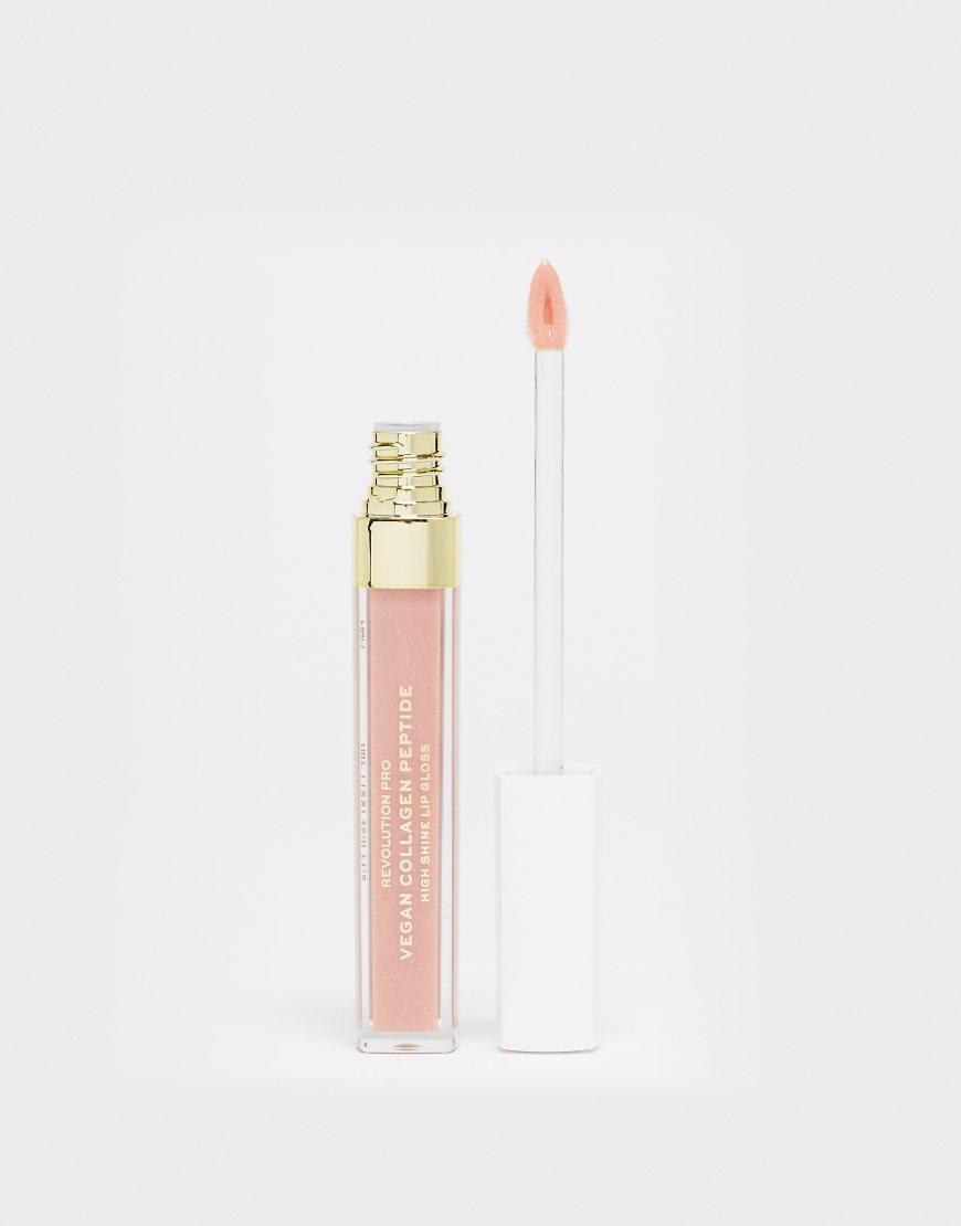 Revolution Pro - Collagen Peptide - Hochglänzender Lipgloss - Cashmere-Rosa von Revolution Pro