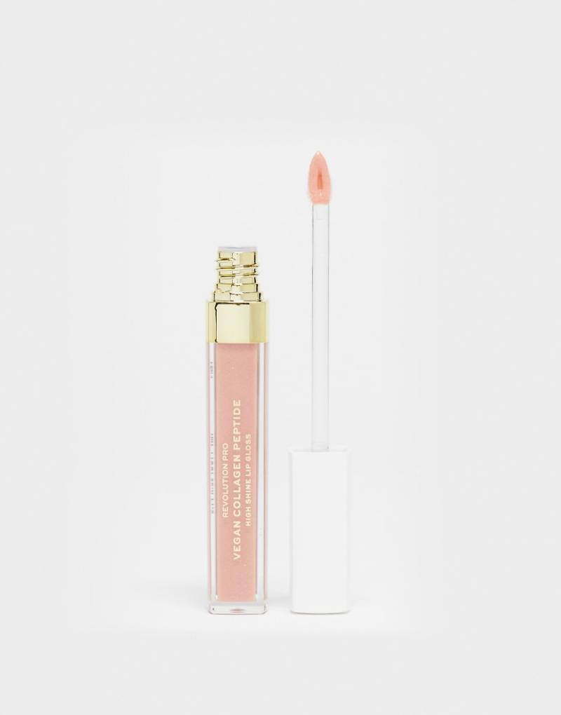 Revolution Pro - Collagen Peptide - Hochglänzender Lipgloss - Cashmere-Rosa von Revolution Pro