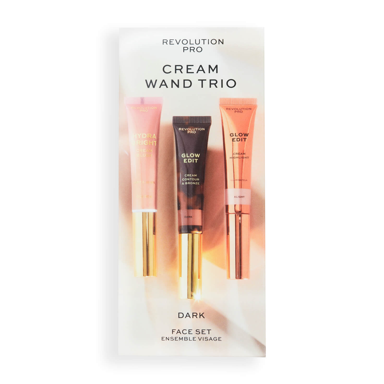 Revolution Pro Creme Face Wand Trio (Verschiedene Farbtöne) - Dark von Revolution Pro