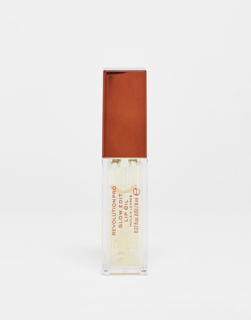 Revolution - Pro Glow Edit - Schimmerndes Lippenöl in der Farbe Lip Oil Touch Clear-Keine Farbe von Revolution Pro