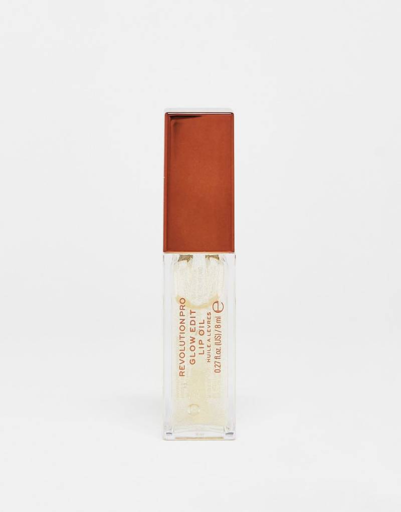 Revolution - Pro Glow Edit - Schimmerndes Lippenöl in der Farbe Lip Oil Touch Clear-Keine Farbe von Revolution Pro