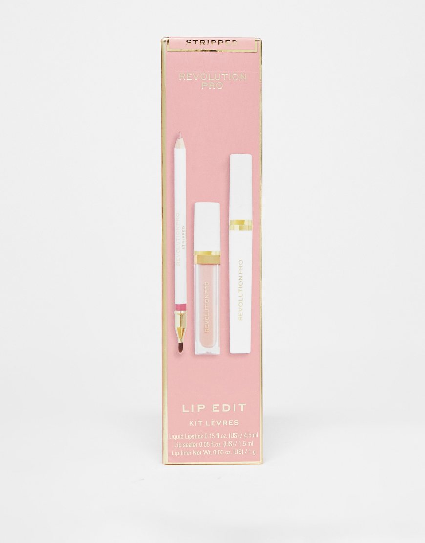 Revolution Pro - Iconic Lip Edit Stripped - Lippen-Set-Bunt von Revolution Pro
