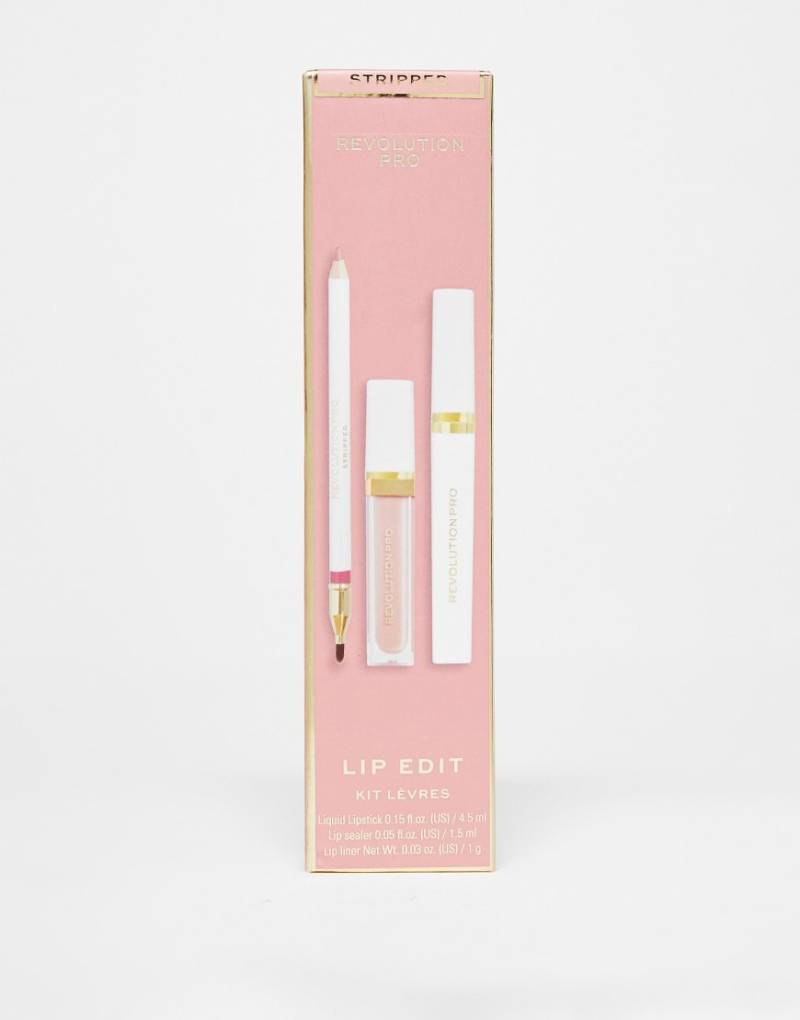 Revolution Pro - Iconic Lip Edit Stripped - Lippen-Set-Bunt von Revolution Pro