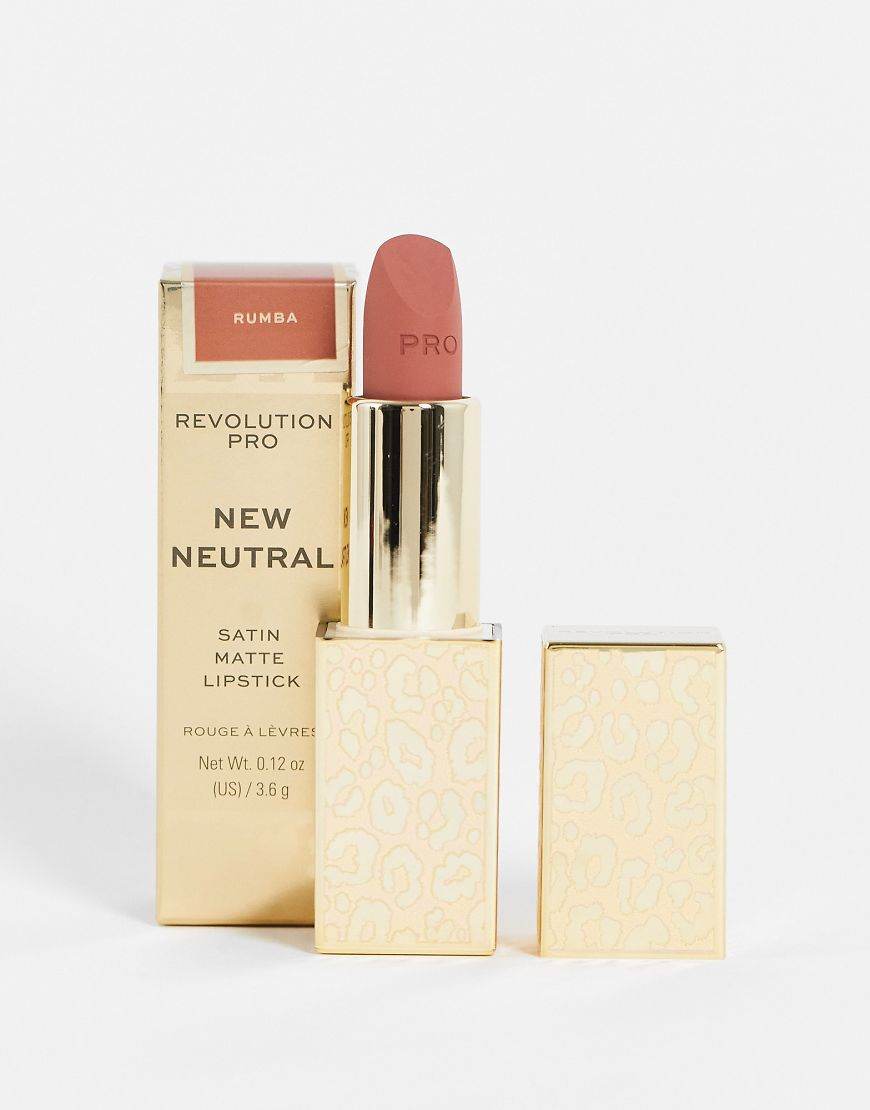 Revolution Pro - New Neutral - Satinweicher Lippenstift ‑ Rumba-Rosa von Revolution Pro