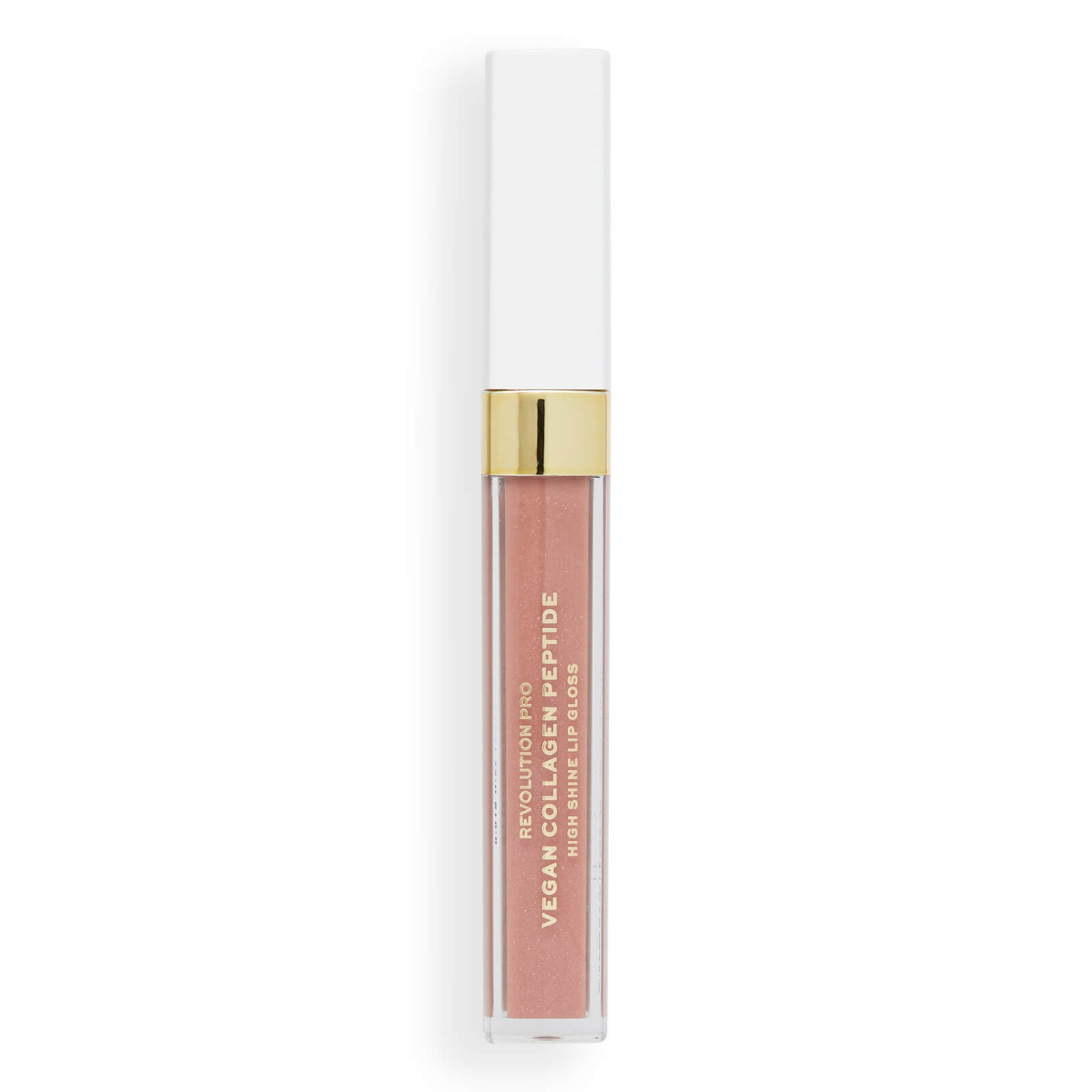 Revolution Pro Vegan Collagen Peptide High Shine Lip Gloss 4ml (Various Shades) - Cashmere von Revolution Pro