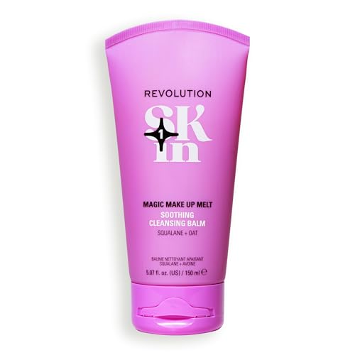 Revolution SKin, Makeup Mellow Soothing Cleansing Balm, Beruhigender Reinigungsbalsam für wasserfestes Make-up, Vegan und Tierversuchsfrei, 150ml von Revolution Skincare London