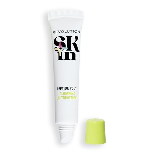 Revolution SKin, Peptide Pout Lip Balm, Feuchtigkeitsspendender Lippenbalsam, Verleiht Volumen, Vegan und Tierversuchsfrei, 15ml von Revolution Skincare