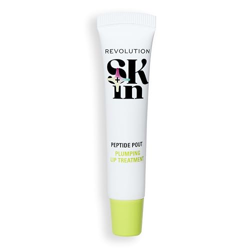 Revolution SKin, Peptide Pout Lip Balm, Feuchtigkeitsspendender Lippenbalsam, Verleiht Volumen, Vegan und Tierversuchsfrei, 15ml von Revolution Skincare