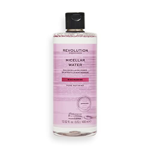 Revolution Skincare London, Niacinamide Pore Refining Micellar Water, Makeup Remover, 400ml von Revolution Skincare London