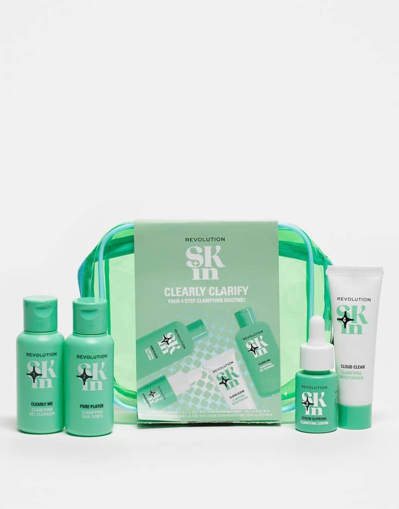 Revolution Skin - Clearly Clarify - 4-stufiges Hautpflege-Starter-Set-Keine Farbe von Revolution Skincare