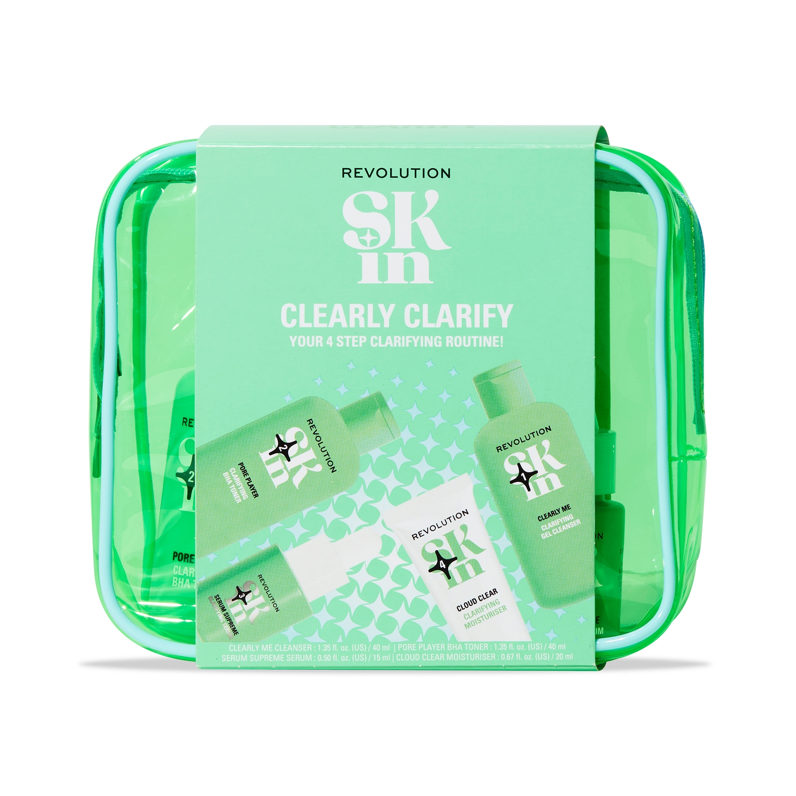 Revolution Skin Clearly Clarify 4 Step Starter Kit Minis von Revolution Skincare