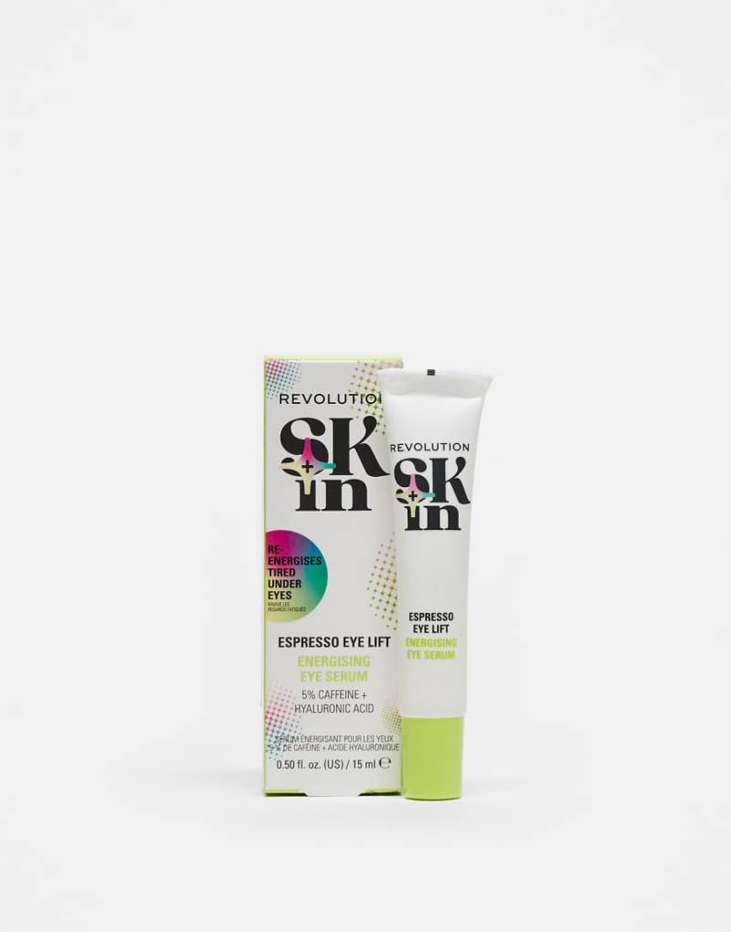 Revolution Skin - Espresso Eye Lift - Energetisierendes Augenserum mit 5% Koffein: 15 ml-Keine Farbe von Revolution Skincare