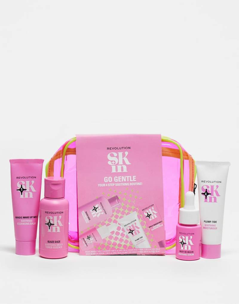 Revolution Skin - Go Gentle - 4-stufiges Hautpflege-Probierset-Keine Farbe von Revolution Skincare