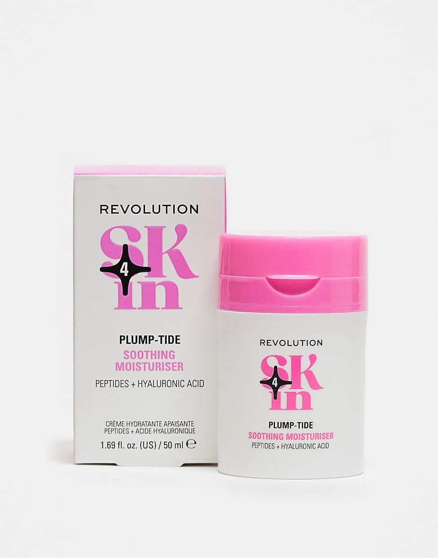 Revolution Skin - Plump-Tide - Beruhigende Feuchtigkeitscreme mit Peptiden und Hyaluronsäure: 50 ml-Keine Farbe Revolution Skin - Plump-Tide - Beruhigende Feuchtigkeitscreme mit Peptiden und Hyaluronsäure: 50 ml-Keine Farbe von Revolution Skincare
