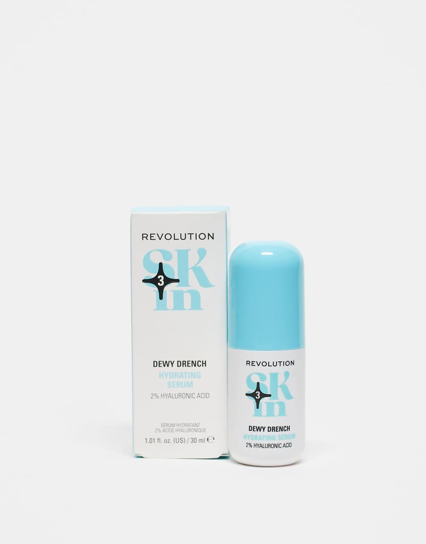 Revolution Skin - Dewy Drench - Feuchtigkeitsspendendes Serum mit 2% Hyaluronsäure: 30 ml-Keine Farbe Revolution Skin - Dewy Drench - Feuchtigkeitsspendendes Serum mit 2% Hyaluronsäure: 30 ml-Keine Farbe von Revolution Skincare