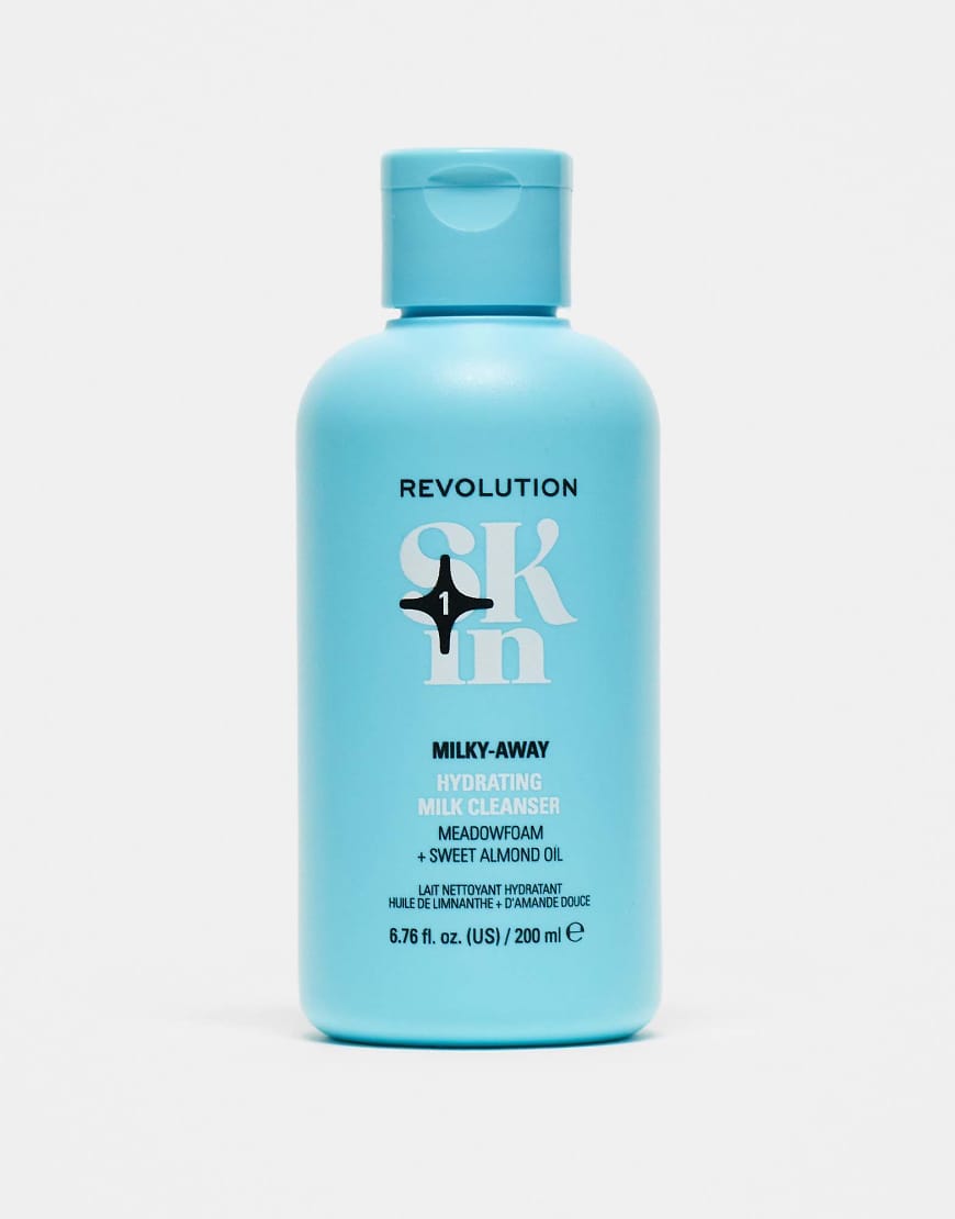 Revolution Skin - Milky-Away - Feuchtigkeitsspendende Reinigungsmilch mit Wiesenschaumkraut und'süßem Mandelöl: 200 ml-Keine Farbe Revolution Skin - Milky-Away - Feuchtigkeitsspendende Reinigungsmilch mit Wiesenschaumkraut und'süßem Mandelöl: 200 ml-Keine Farbe von Revolution Skincare