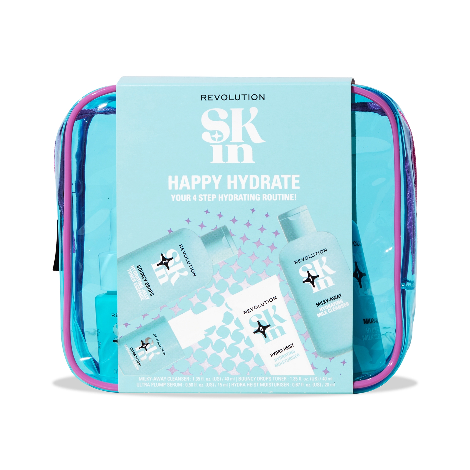 Revolution Skin Happy Hydrate 4 Step Starter Kit Minis von Revolution Skincare