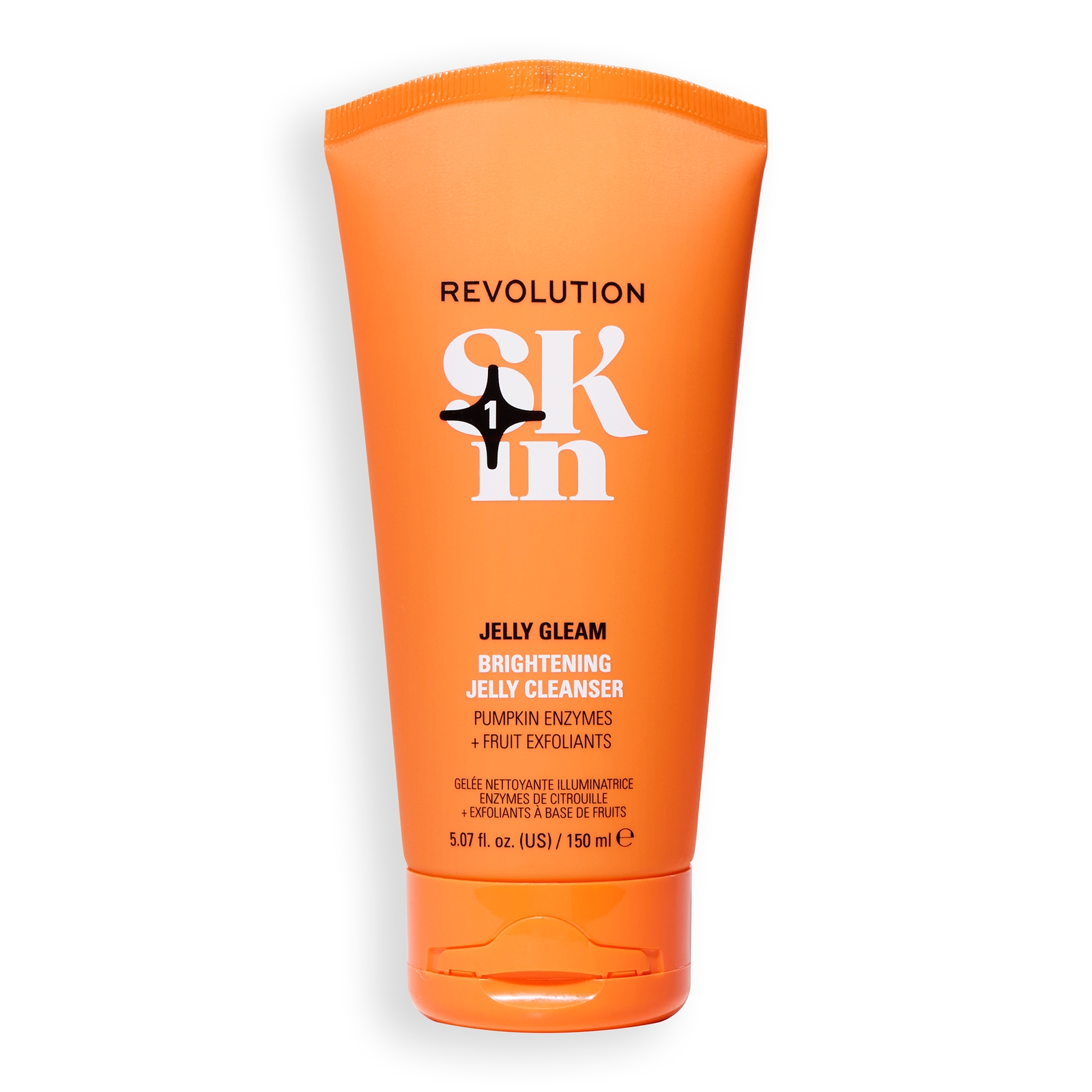 Revolution Skin Jelly Gleam Natural Fruit AHAs Brightening Jelly Cleanser 150ml von Revolution Skincare