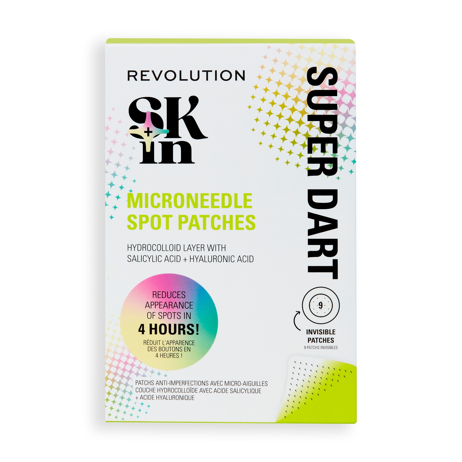 Revolution Skin Super Dart Microneedle Salicylic Acid Hydrocolloid Spot Patches 9 Patches von Revolution Skincare