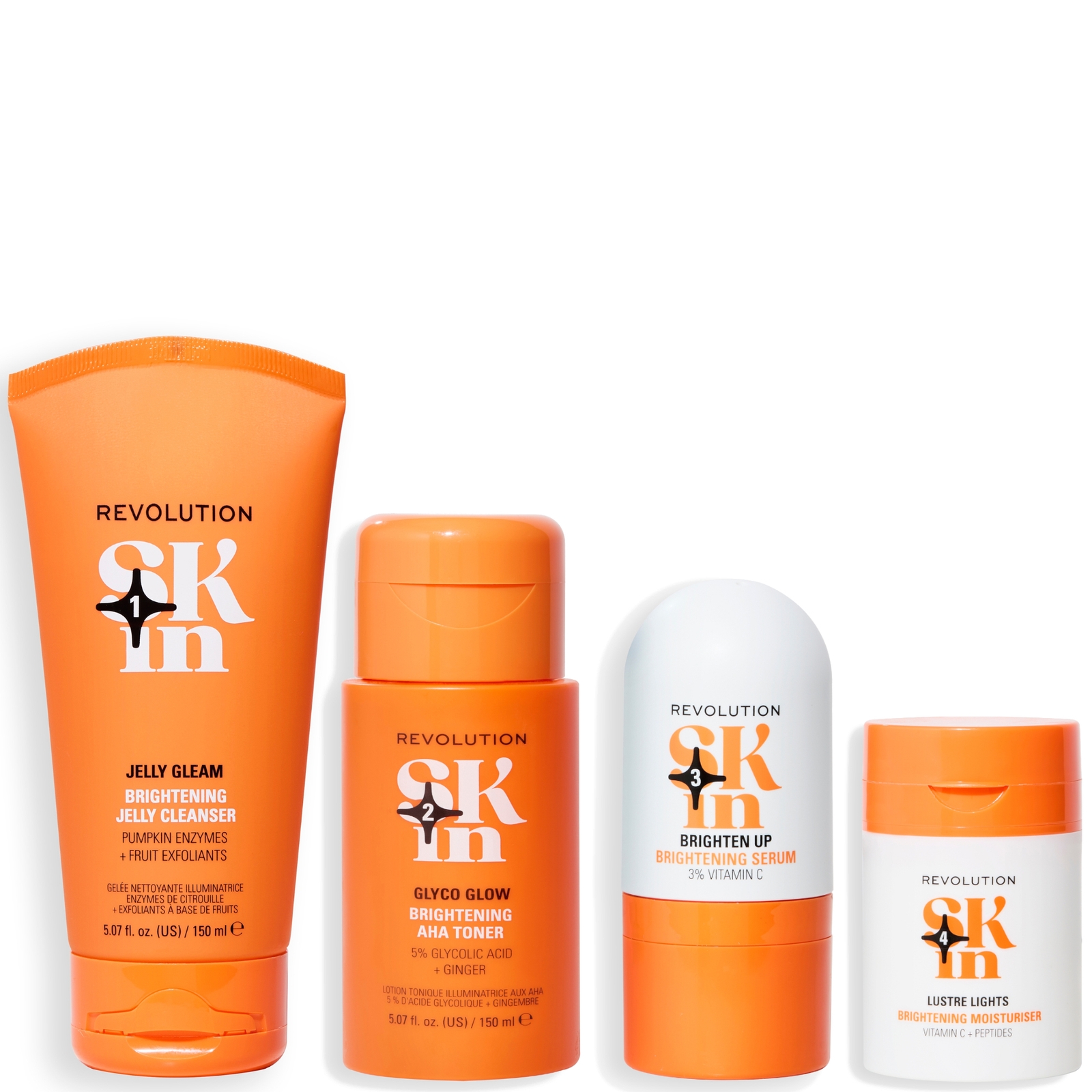 Revolution Skincare Be Bright 4 Step Bundle Revolution Skincare Be Bright 4 Step Bundle von Revolution Skincare