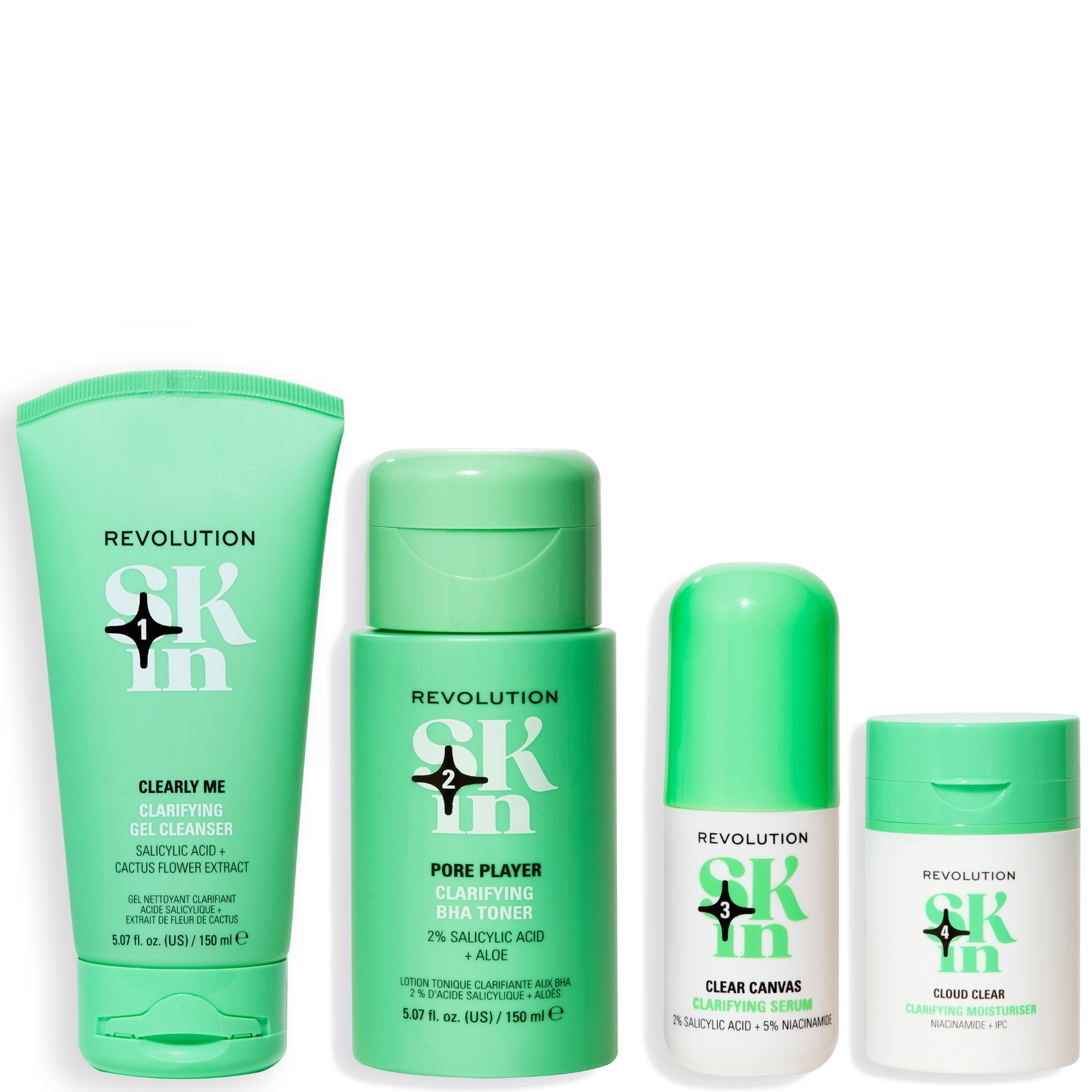 Revolution Skincare Clearly Clarify 4 Step Bundle Revolution Skincare Clearly Clarify 4 Step Bundle von Revolution Skincare